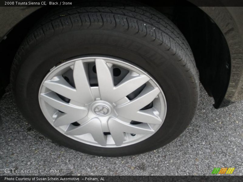 Black / Stone 2008 Toyota Sienna CE
