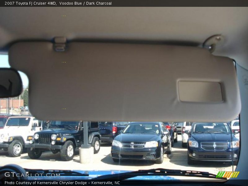 Voodoo Blue / Dark Charcoal 2007 Toyota FJ Cruiser 4WD