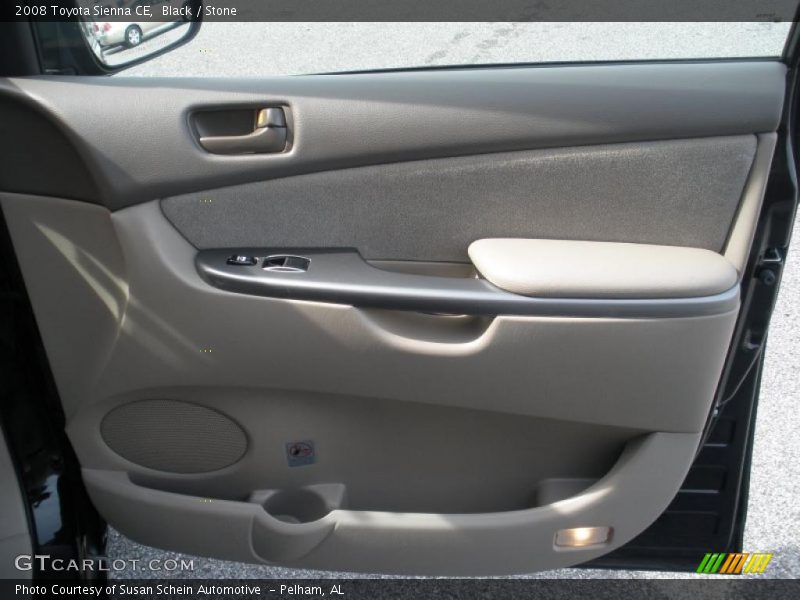 Black / Stone 2008 Toyota Sienna CE