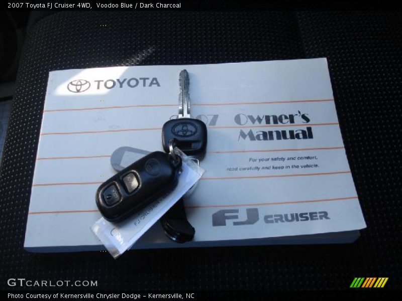 Voodoo Blue / Dark Charcoal 2007 Toyota FJ Cruiser 4WD
