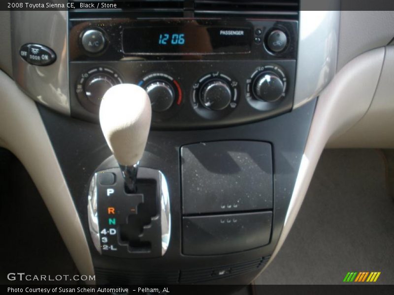 Black / Stone 2008 Toyota Sienna CE