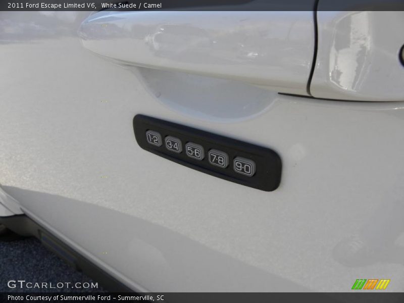 White Suede / Camel 2011 Ford Escape Limited V6