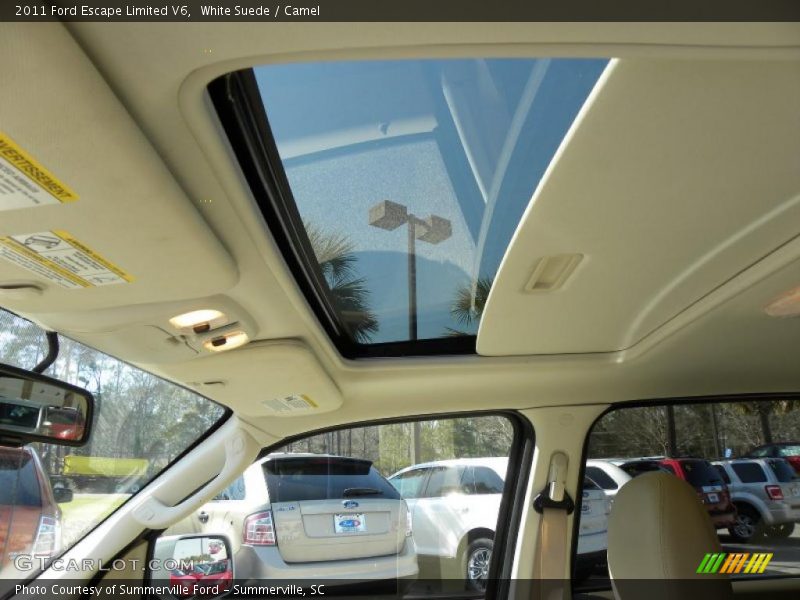White Suede / Camel 2011 Ford Escape Limited V6