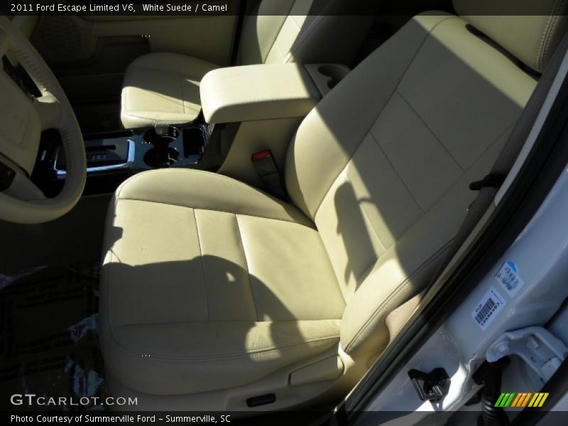 White Suede / Camel 2011 Ford Escape Limited V6