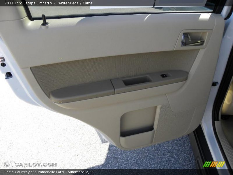 White Suede / Camel 2011 Ford Escape Limited V6