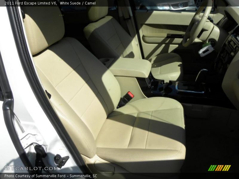 White Suede / Camel 2011 Ford Escape Limited V6