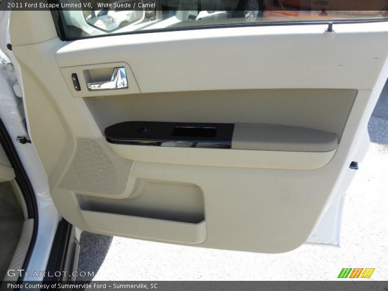 White Suede / Camel 2011 Ford Escape Limited V6