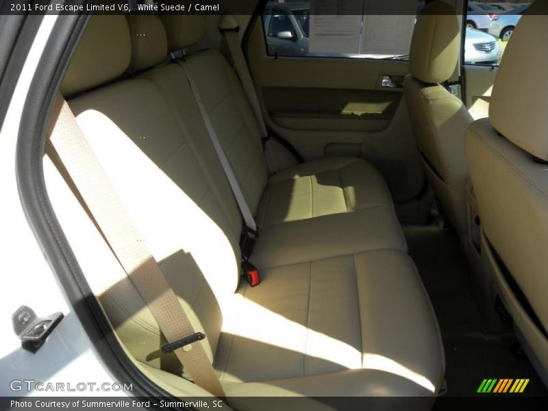 White Suede / Camel 2011 Ford Escape Limited V6