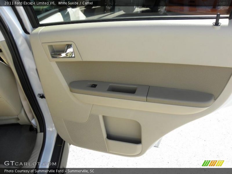 White Suede / Camel 2011 Ford Escape Limited V6
