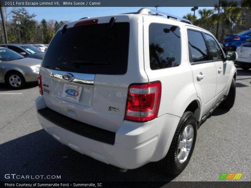 White Suede / Camel 2011 Ford Escape Limited V6