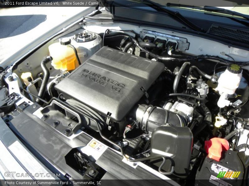 White Suede / Camel 2011 Ford Escape Limited V6