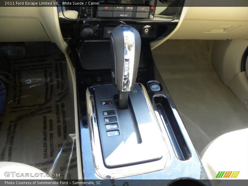 White Suede / Camel 2011 Ford Escape Limited V6