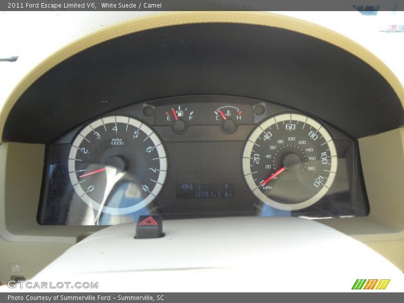 White Suede / Camel 2011 Ford Escape Limited V6