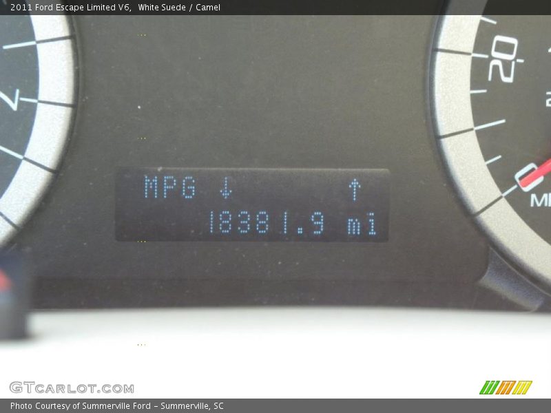 White Suede / Camel 2011 Ford Escape Limited V6