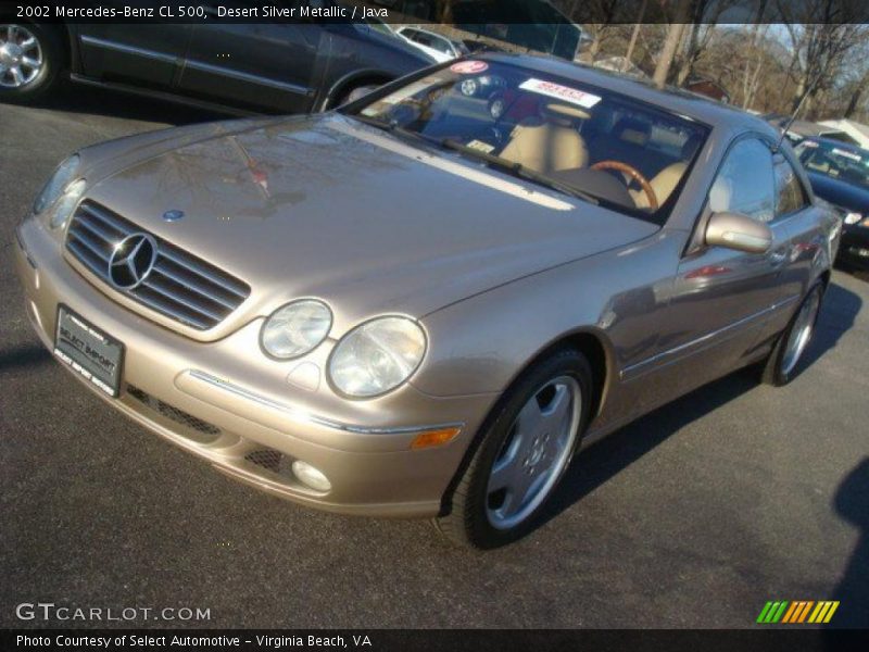 Desert Silver Metallic / Java 2002 Mercedes-Benz CL 500