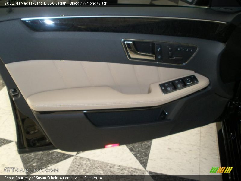 Black / Almond/Black 2011 Mercedes-Benz E 550 Sedan