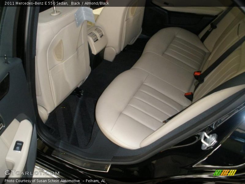 Black / Almond/Black 2011 Mercedes-Benz E 550 Sedan
