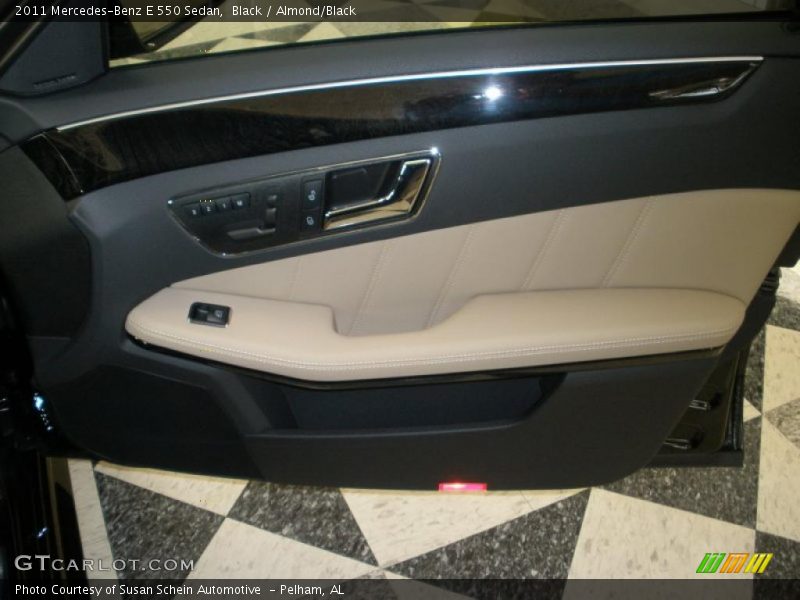 Black / Almond/Black 2011 Mercedes-Benz E 550 Sedan