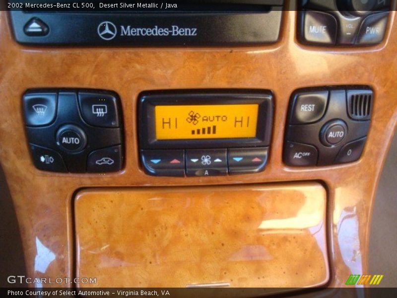Desert Silver Metallic / Java 2002 Mercedes-Benz CL 500