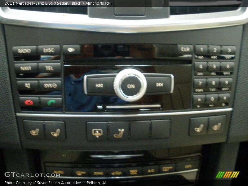 Black / Almond/Black 2011 Mercedes-Benz E 550 Sedan