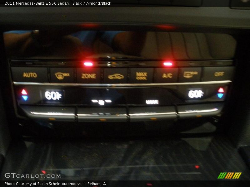 Black / Almond/Black 2011 Mercedes-Benz E 550 Sedan