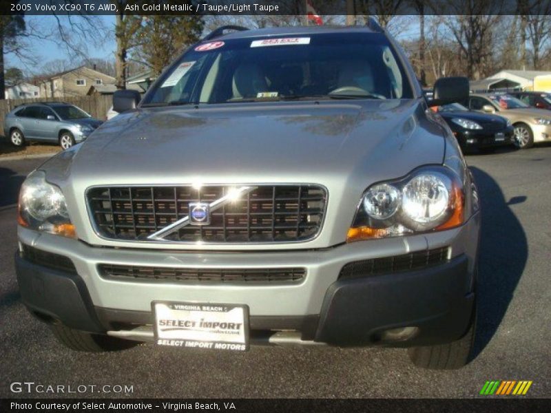 Ash Gold Metallic / Taupe/Light Taupe 2005 Volvo XC90 T6 AWD