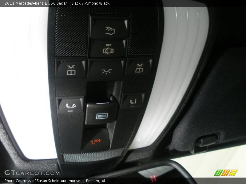 Black / Almond/Black 2011 Mercedes-Benz E 550 Sedan