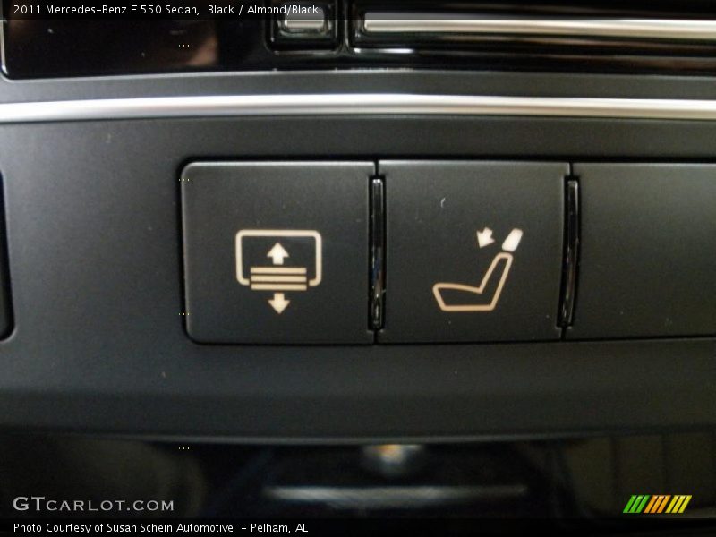 Black / Almond/Black 2011 Mercedes-Benz E 550 Sedan
