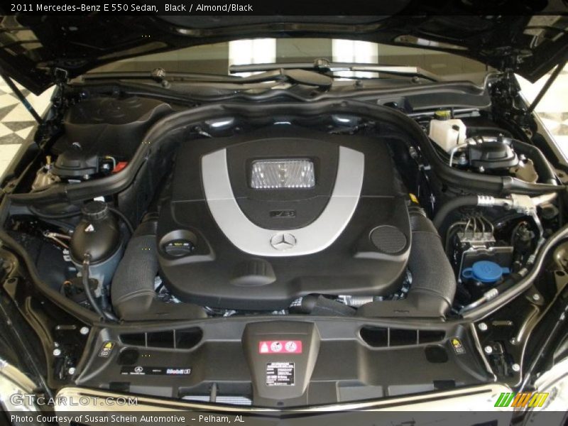 Black / Almond/Black 2011 Mercedes-Benz E 550 Sedan
