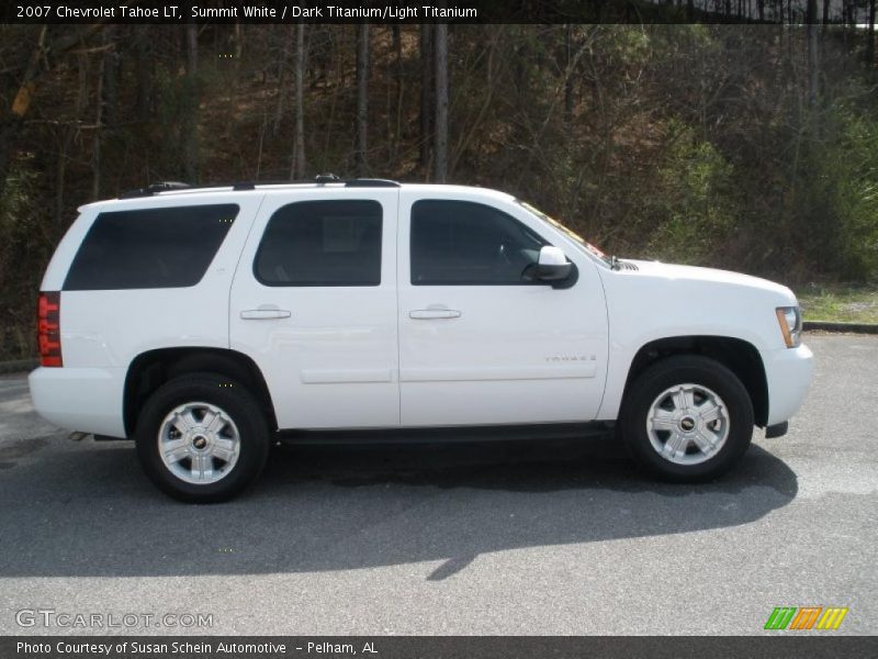 Summit White / Dark Titanium/Light Titanium 2007 Chevrolet Tahoe LT