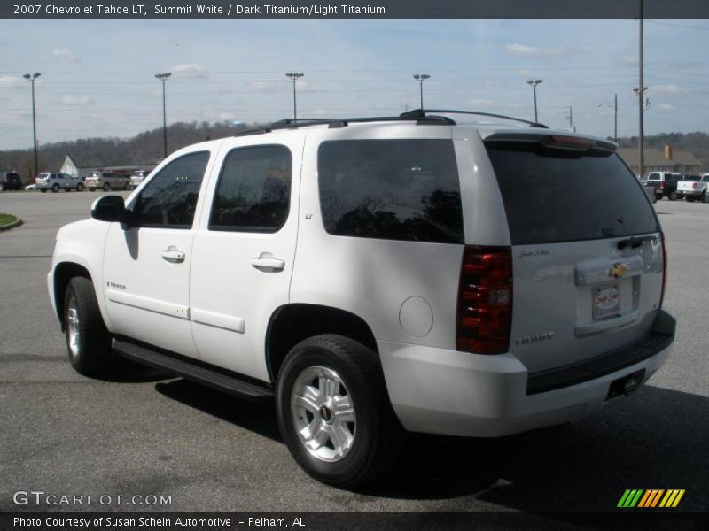 Summit White / Dark Titanium/Light Titanium 2007 Chevrolet Tahoe LT