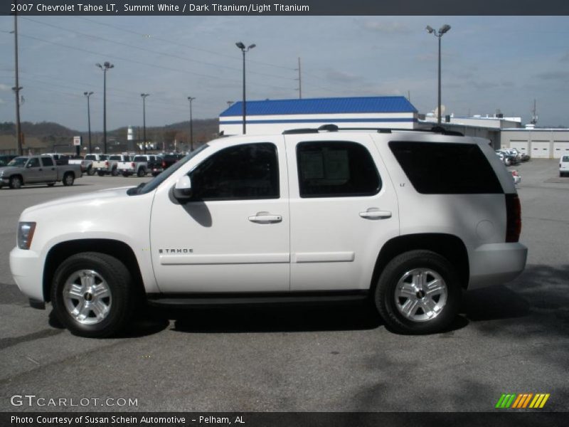 Summit White / Dark Titanium/Light Titanium 2007 Chevrolet Tahoe LT