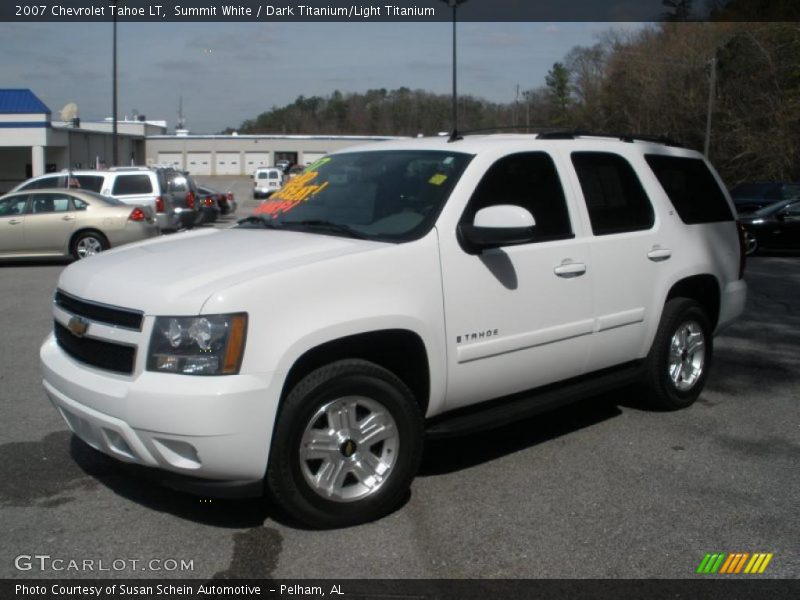 Summit White / Dark Titanium/Light Titanium 2007 Chevrolet Tahoe LT