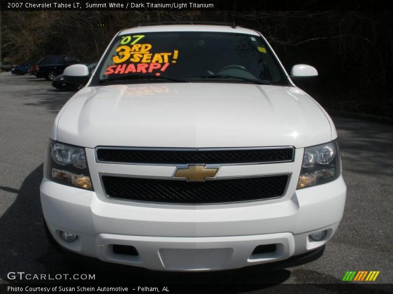 Summit White / Dark Titanium/Light Titanium 2007 Chevrolet Tahoe LT