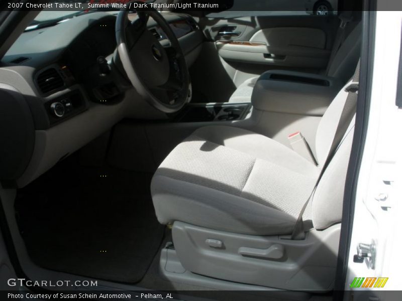 Summit White / Dark Titanium/Light Titanium 2007 Chevrolet Tahoe LT