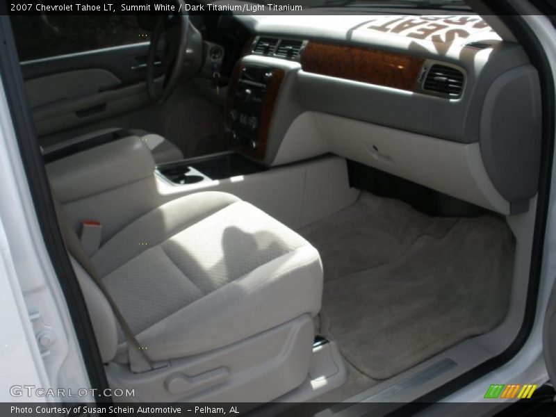 Summit White / Dark Titanium/Light Titanium 2007 Chevrolet Tahoe LT