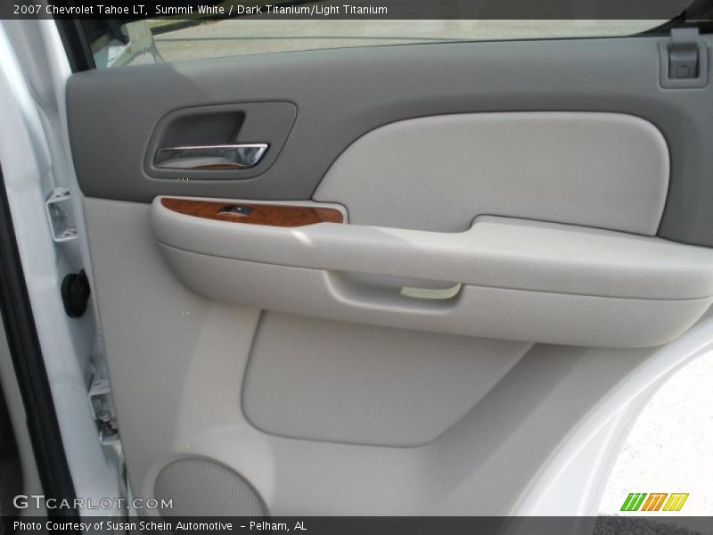 Summit White / Dark Titanium/Light Titanium 2007 Chevrolet Tahoe LT