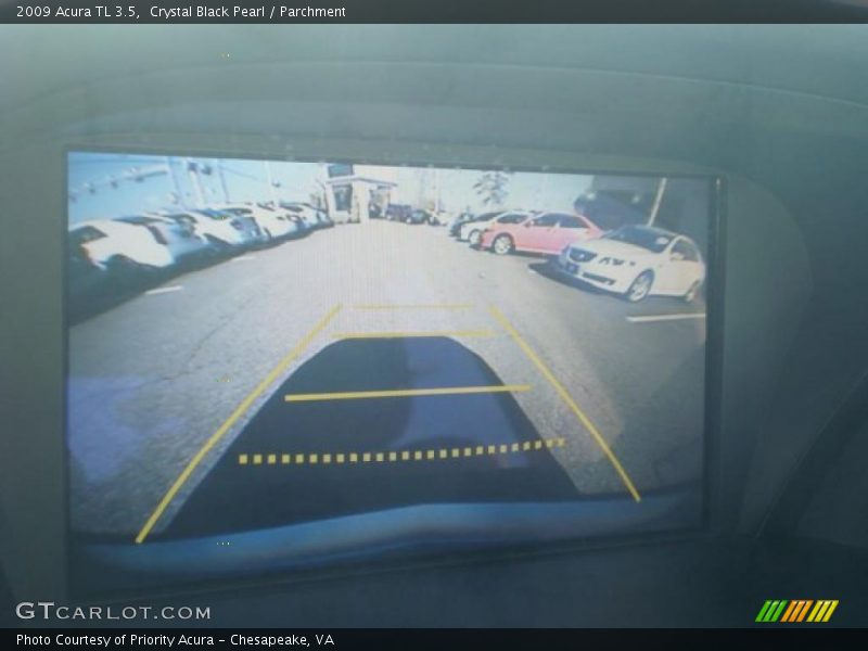 Crystal Black Pearl / Parchment 2009 Acura TL 3.5