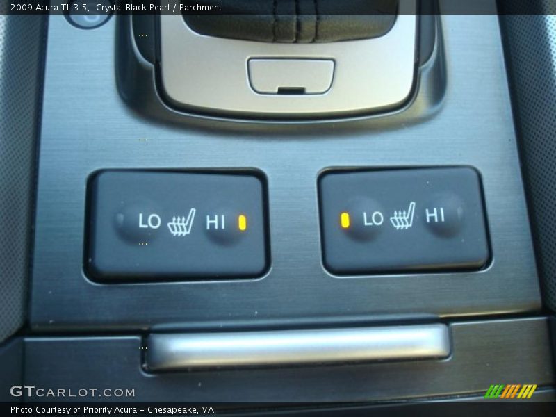 Crystal Black Pearl / Parchment 2009 Acura TL 3.5