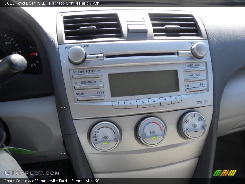 Magnetic Gray Metallic / Ash 2011 Toyota Camry LE