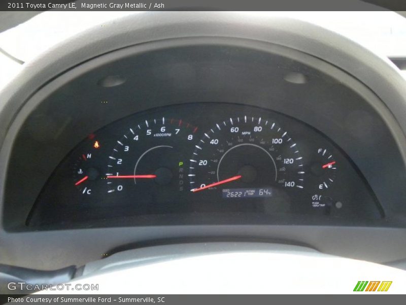 Magnetic Gray Metallic / Ash 2011 Toyota Camry LE