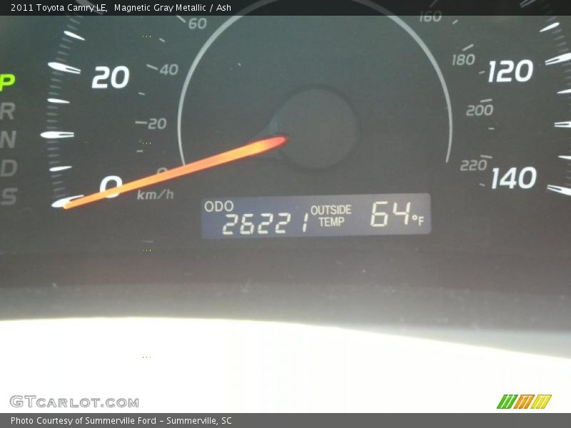 Magnetic Gray Metallic / Ash 2011 Toyota Camry LE