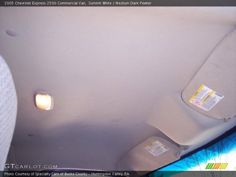 Summit White / Medium Dark Pewter 2005 Chevrolet Express 2500 Commercial Van