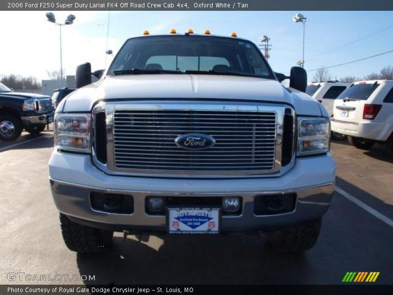 Oxford White / Tan 2006 Ford F250 Super Duty Lariat FX4 Off Road Crew Cab 4x4