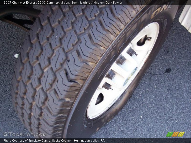 Summit White / Medium Dark Pewter 2005 Chevrolet Express 2500 Commercial Van