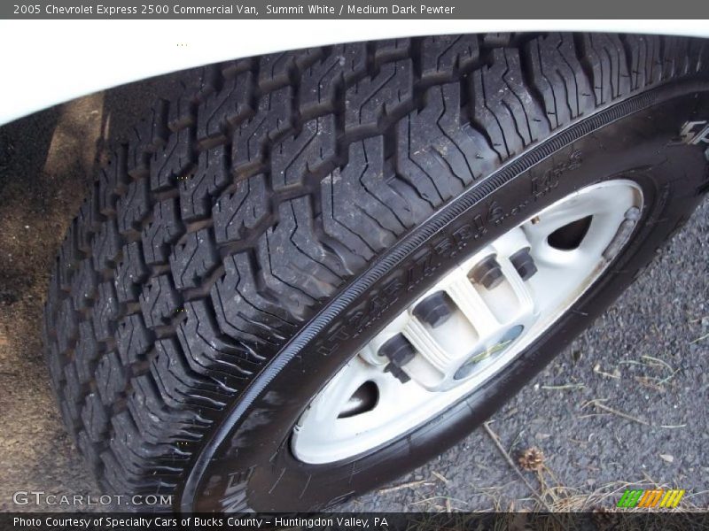 Summit White / Medium Dark Pewter 2005 Chevrolet Express 2500 Commercial Van