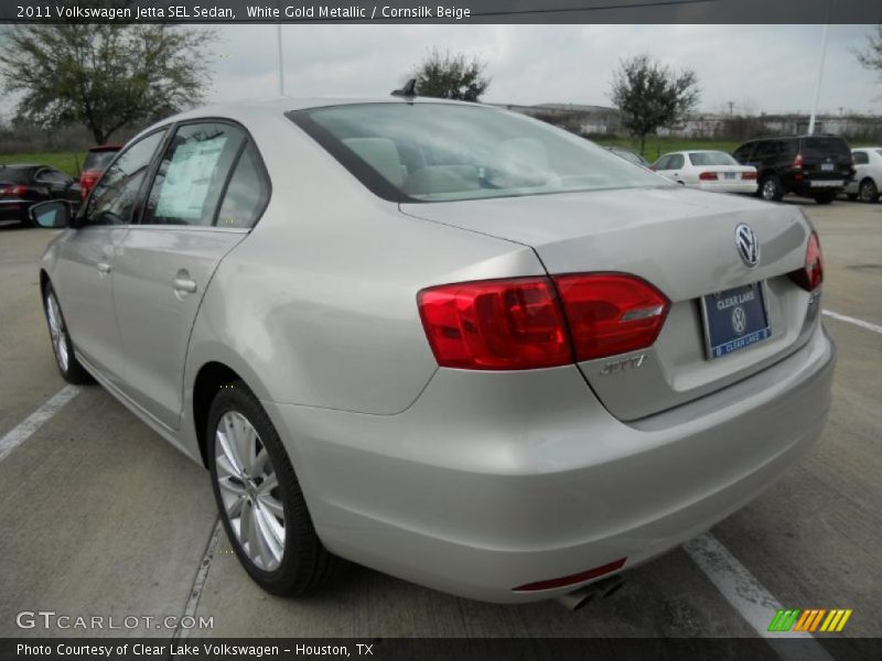 White Gold Metallic / Cornsilk Beige 2011 Volkswagen Jetta SEL Sedan