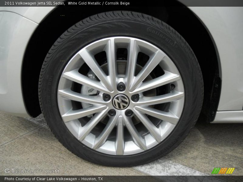 White Gold Metallic / Cornsilk Beige 2011 Volkswagen Jetta SEL Sedan