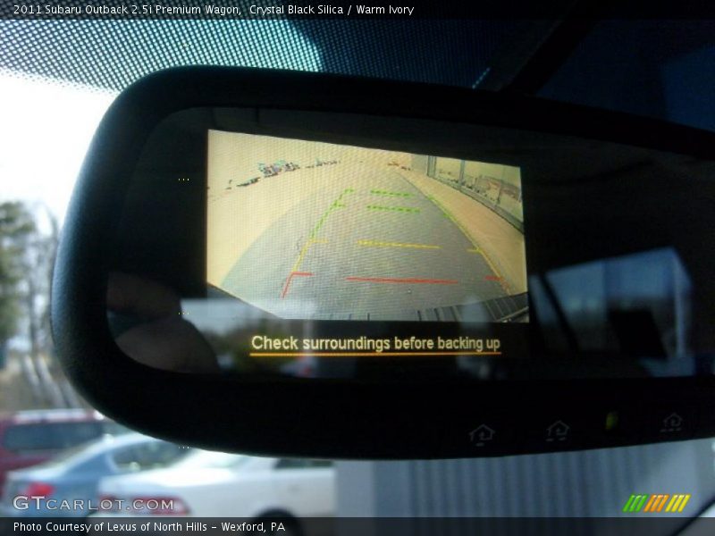 Crystal Black Silica / Warm Ivory 2011 Subaru Outback 2.5i Premium Wagon
