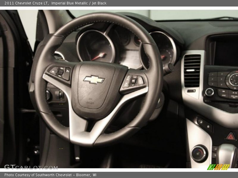 Imperial Blue Metallic / Jet Black 2011 Chevrolet Cruze LT